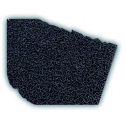 Vinyl loop doormat in black