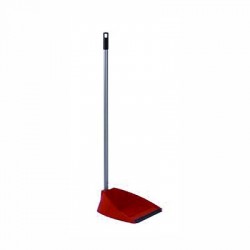 Plastic dustpan with handle