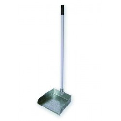 Metallic dustpan with handle