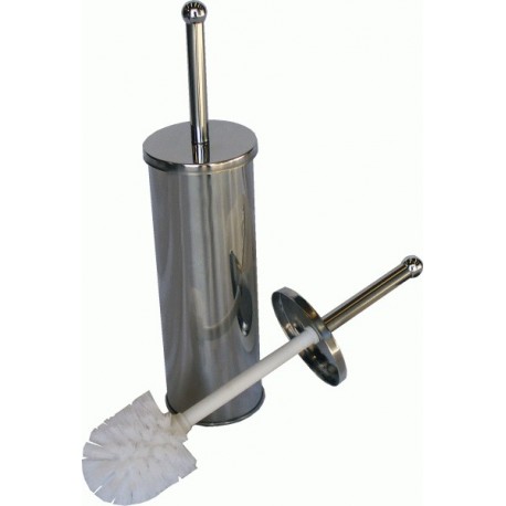 CROMADO metallic toilet brush and holder