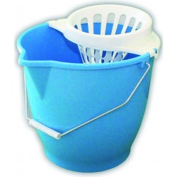 13-litre round bucket with wringer