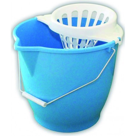 13-litre round bucket with wringer