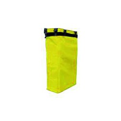 Canvas sack in yellow for 120-litre bags