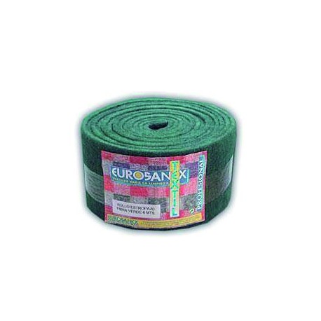 Rollo Estropajo de fibra verde 6 mt