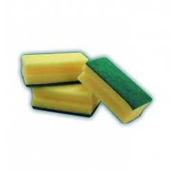 Pack of 6 nail saver green pad scrubbers