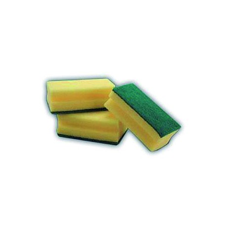 Pack of 6 nail saver green pad scrubbers