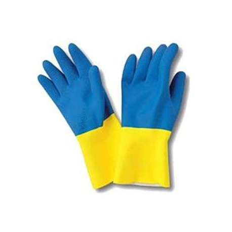 Reinforced double layer latex/neoprene GLOVES