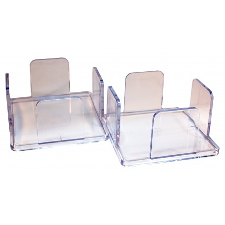 Pack 2 servilleteros 20x20 de metacrilato transparente