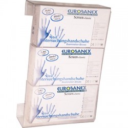 Dispensador triple caja de guantes