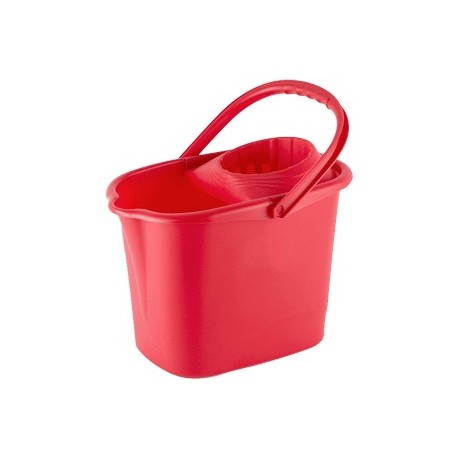 IT 12-litre rectangular bucket with wringer