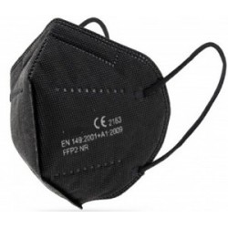 BLACK FFP2 Masks - Case 50 Ut.