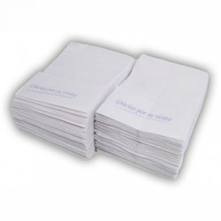 17 x 17 miniservice tissue and sulphite napkins